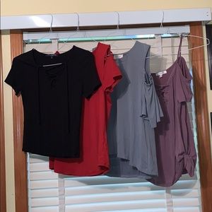 Bundle of women’s small shirts